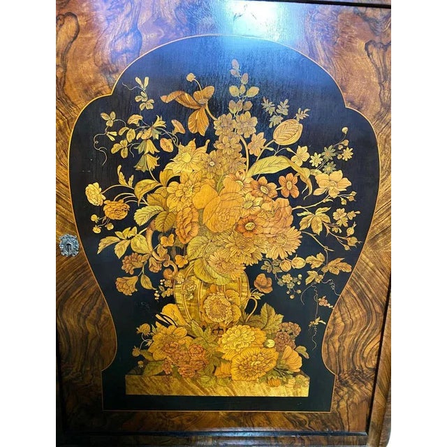 Victorian Inlaid Cabinets, 19th Century, Set of 2 For Sale - Image 5 of 16