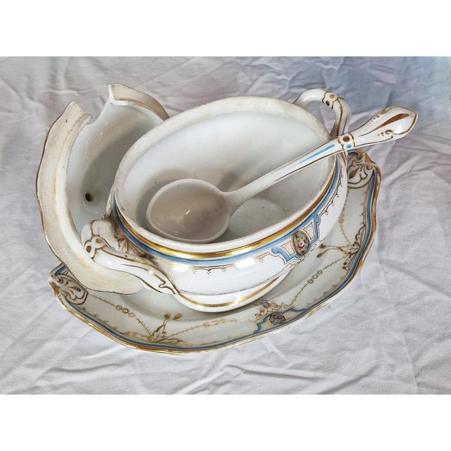 Decorated Porcelain Tableware, 1890s, Set of 60 For Sale - Image 5 of 18