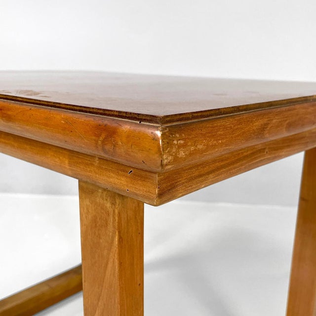 Italian Art Deco Wooden Coffee Table, 1940s For Sale - Image 12 of 16