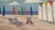 Coastal Vintage Signed Oil on Canvas Titled "Day at the Beach" For Sale - Image 3 of 9