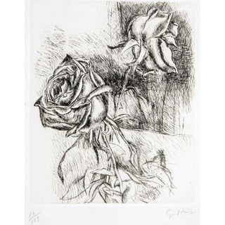 Renato Guttuso, Rose, 1964, Etching For Sale