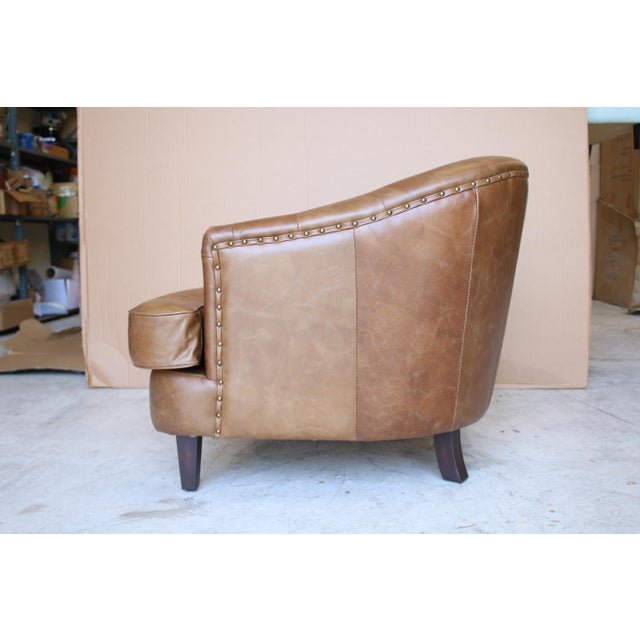 2020s Candace Armchair Mexico Brown For Sale - Image 5 of 8