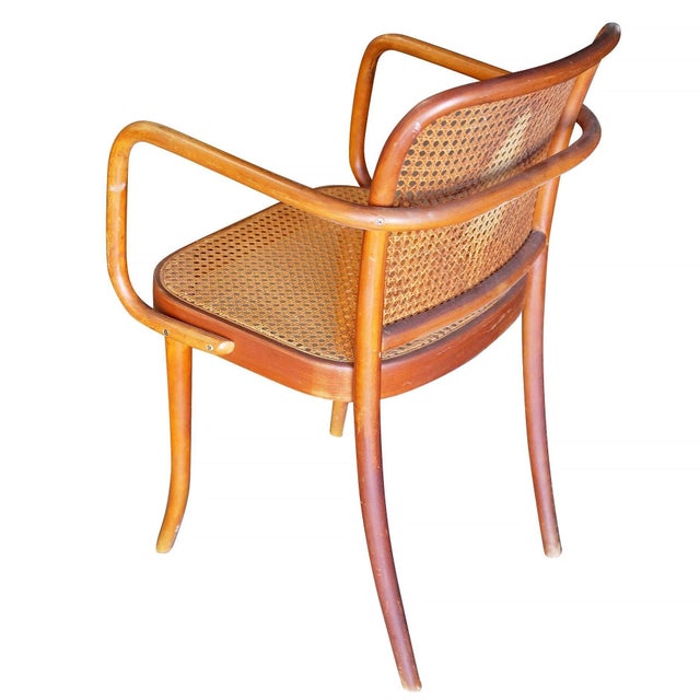 1920s 1920s Josef Hoffmann for Stendig Bentwood Cane Dining Chairs, Set of Six For Sale - Image 5 of 11