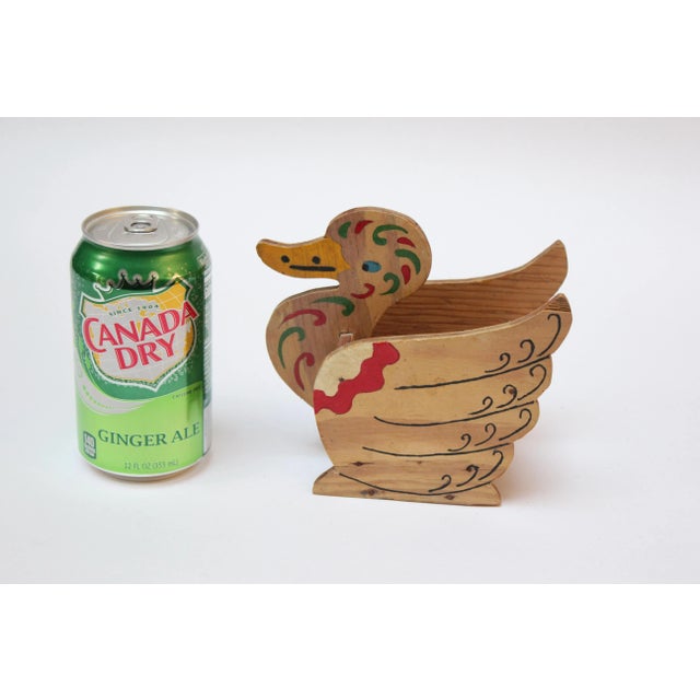 Folk Art Duck Planter / Catchall For Sale In New York - Image 6 of 10