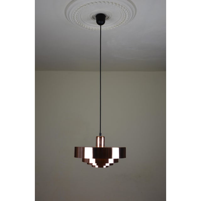 Roulet Pendant Lamp in Copper by Jo Hammerborg for Fog & Mørup, Denmark, 1963 For Sale - Image 6 of 10