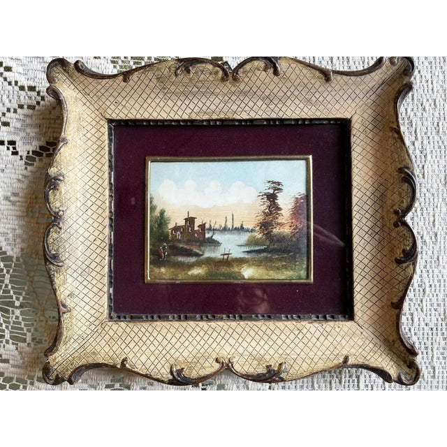 Lucio Cargnel, Landscape, Oil on Cardboard, 1950s, Framed For Sale - Image 12 of 12