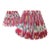 Multicolor Ikat Pleated Lampshades 12" - A Pair For Sale