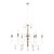 Suzanne Kasler for Visual Comfort Signature Michele Medium Chandelier in Belgian White For Sale