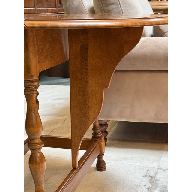 Ethan Allen Drop Leaf Side Table For Sale In San Francisco - Image 6 of 12