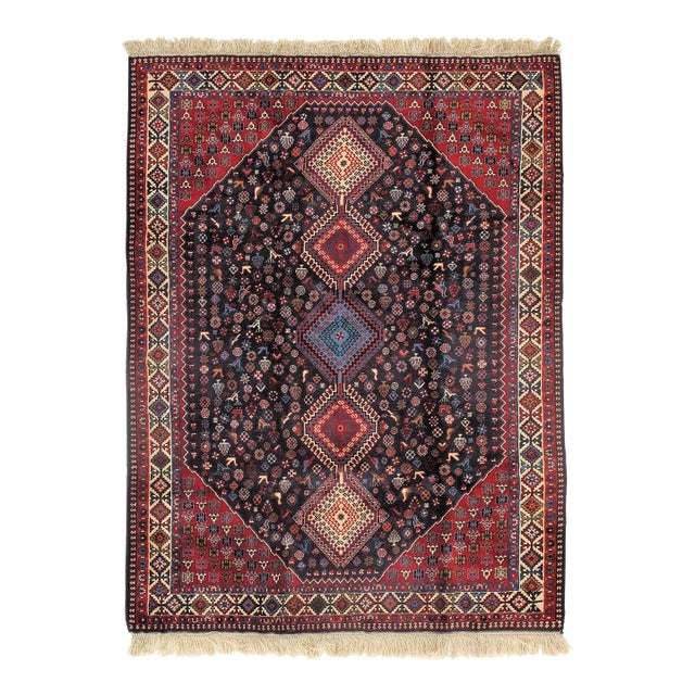 2020s Persian Fine Hand Knotted Yalameh For Sale