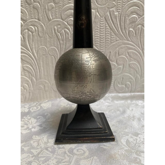 Mid-Century Modern 1960s Vintage Mid Century Modern Globe Paperweight For Sale - Image 3 of 8