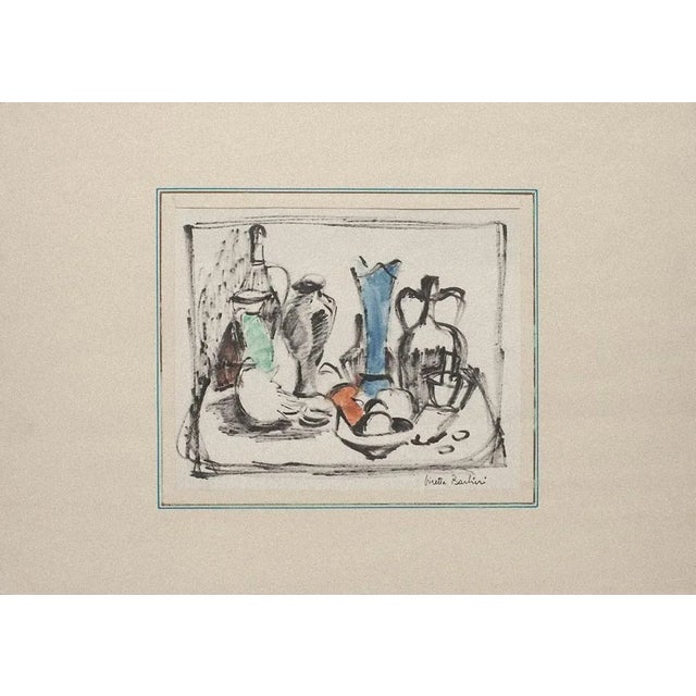 Still Life is an original contemporary artwork realized in the 1950s by the French artist Virette Contù Barbieri (Paris...