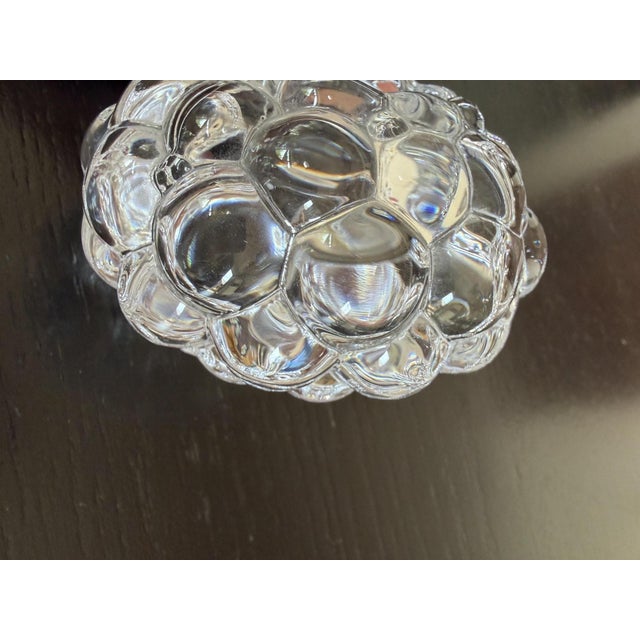 Scandinavian crystal candlestick, 1970s signed Orrefors This piece has an attribution mark, I am sure that it is...