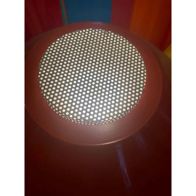 1960s Gerald Thurston Orange Table Lamp by Lightolier For Sale - Image 10 of 13
