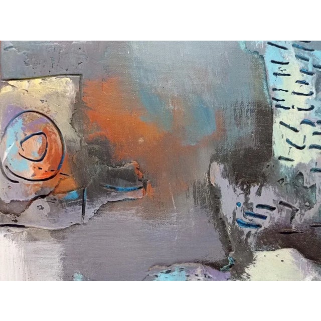 Hector Ramirez Ortega, Composition, 1989, Mixed Media on Canvas For Sale - Image 4 of 7