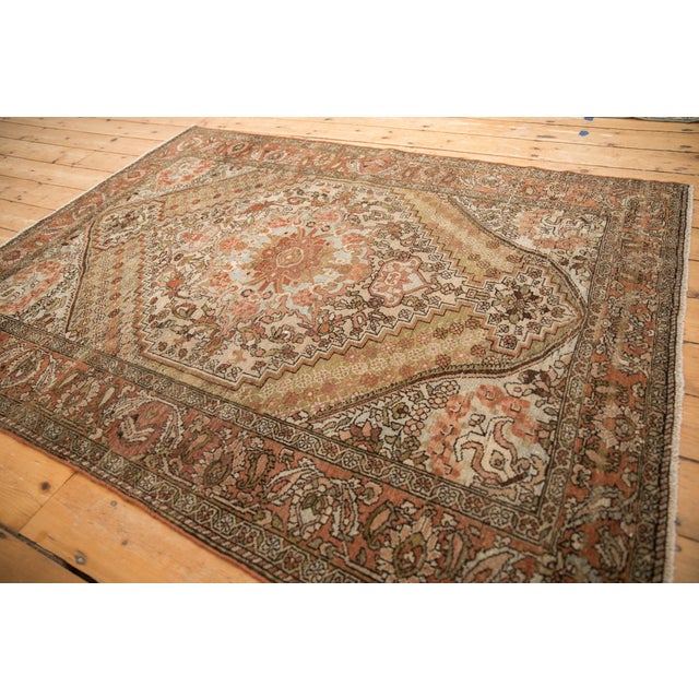 Vintage Distressed Bakhtiari Rug - 4'7" x 6' For Sale - Image 9 of 9