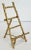 Vintage Brass Faux Bamboo Motif Table Easel For Sale - Image 4 of 8