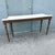 Wood Vintage Marble Top French Provincial Console Table For Sale - Image 7 of 8