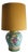 Deruta Porcelain Table Lamp with Hand-Painted Grape Decoration, Italy, 1960s For Sale