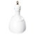 White enamel Factory pedant light White interior, brass top E27 / E26 Up to 250V (Europe/UK Standard).The wiring of this...