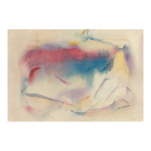 1960s Arthur Sembler Abstract Painting