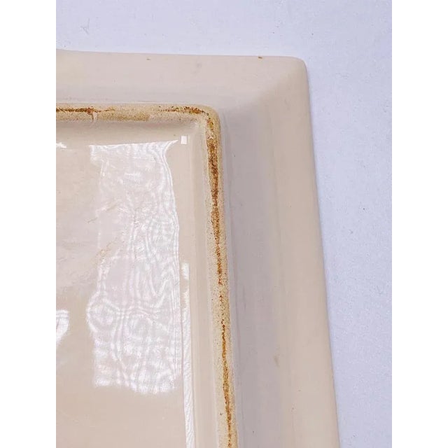 1980s White Porcelain Ashtray, France, 1980s For Sale - Image 5 of 10