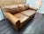 Rh Original Lancaster Leather 3-Cushion Sofa – 7' Petite 38"d | Italian Brompton Cocoa | Down-Feather | Pre-Owned For Sale - Image 12 of 18