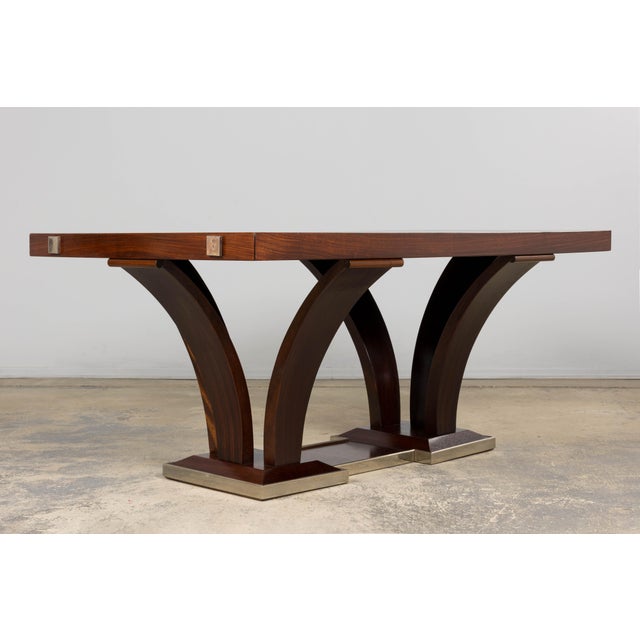 1930s 1930s Parisan Art Deco Rosewood Dining Table For Sale - Image 5 of 18
