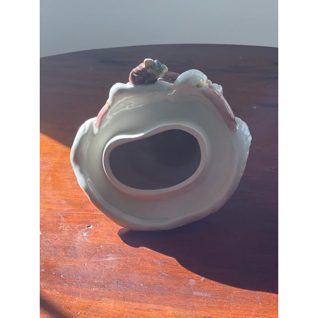 Ceramic 1990s Fitz and Floyd Santa Claus Lidded Jar For Sale - Image 7 of 8