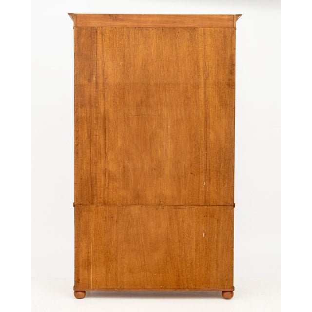 Wood Empire Style Cherrywood Bookcase Cabinet For Sale - Image 7 of 9