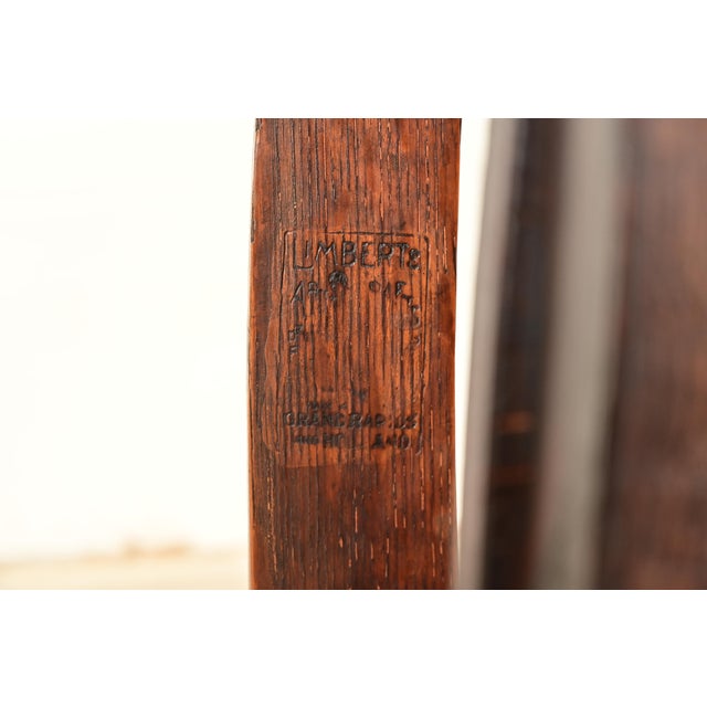 Limbert Antique Mission Oak Arts & Crafts Child's Rocking Chair, Circa 1910 For Sale - Image 13 of 14