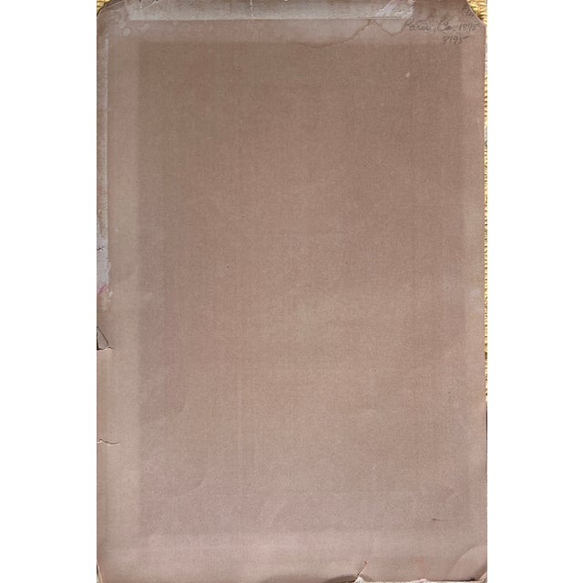 Paper 19th Century French Chromolithograph – Rococo Decorative Panel Design For Sale - Image 7 of 8