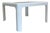 Square Coffee Table in White Glass by Peter Ghyczy for Horn Collection For Sale