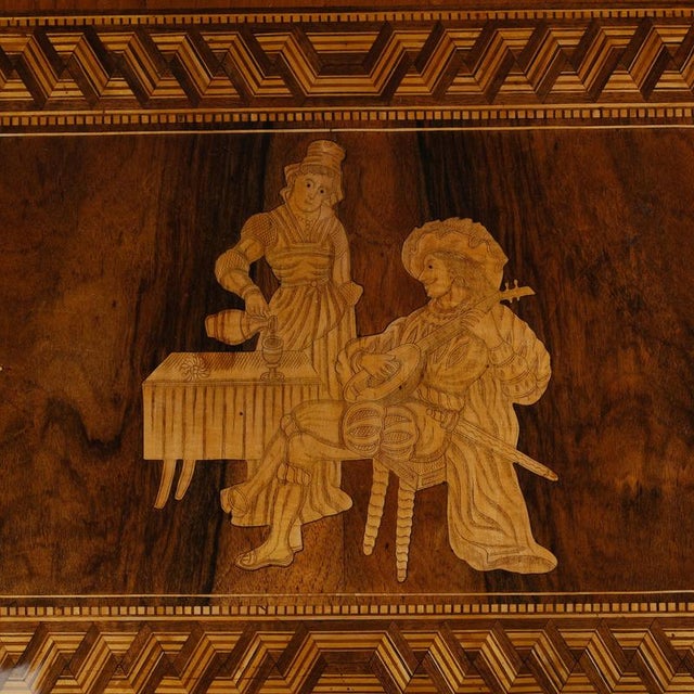 Wooden Lombardy Table, 1860 For Sale - Image 6 of 11