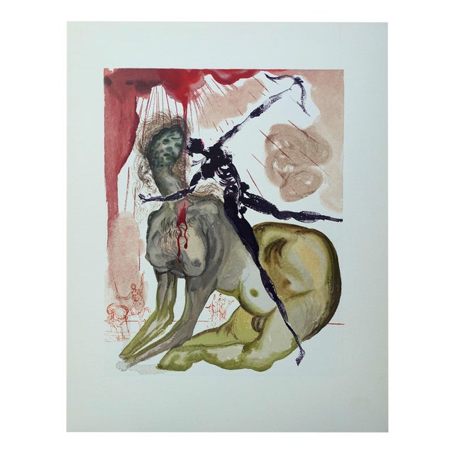 Salvador Dali, The Minotaur, Woodcut For Sale