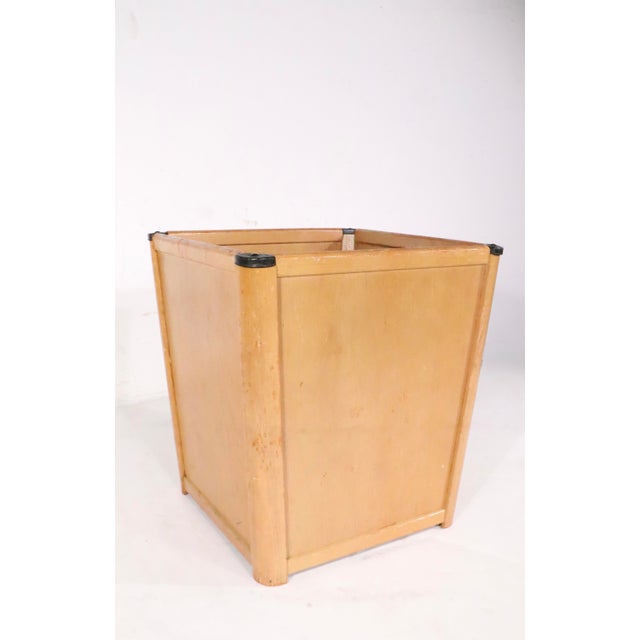 Nucraft Mid 20th Century Wood Waste Trash Can For Sale In New York - Image 6 of 11