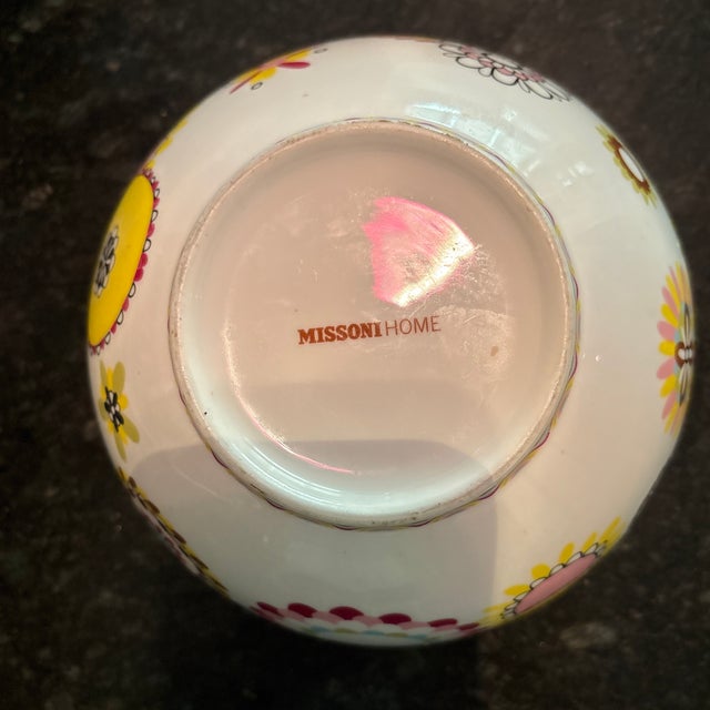 Italian Contemporary Missoni Home Margherita Small Serving Bowl For Sale - Image 3 of 5