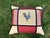 1990s French Country Rooster Needlepoint Accent Pillow For Sale - Image 5 of 5