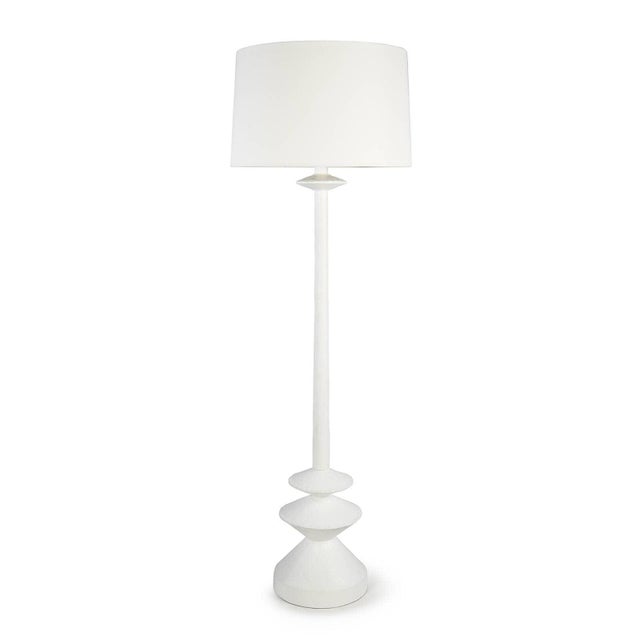 Metal Regina Andrew Hope Iron Floor Lamp, White For Sale - Image 7 of 7