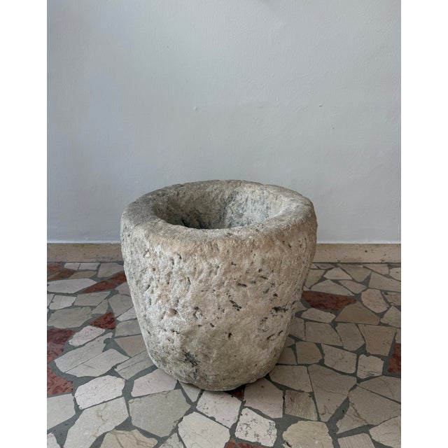 Large Stone Mortar, Italy, 1600 For Sale - Image 3 of 13