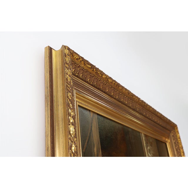 Belgian Artist, Baroque Scene, 1991, Oil on Canvas, Framed For Sale - Image 7 of 11