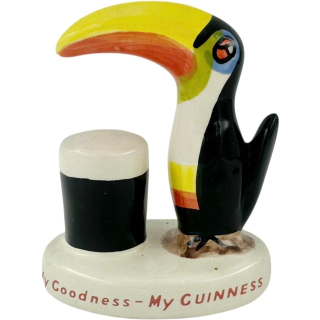 Vintage My Goodness My Guinness Carlton Ware Toucan Figure For Sale - Image 11 of 11