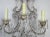 Transparent Pair of Six-Light Italian Crystal Beaded Sconces For Sale - Image 8 of 9