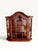 Vintage Dutch Glazed Wall Display Cabinet in Curio Vitrine, Netherlands, 1960s For Sale - Image 13 of 13