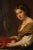 Textile A Magnificent Oil Painting "A Dainty Bit" a Woman With Lobster and Game 1869 For Sale - Image 7 of 7