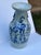 Chinoiserie Blue Chinoiserie Vase With Foo Dogs For Sale - Image 3 of 6