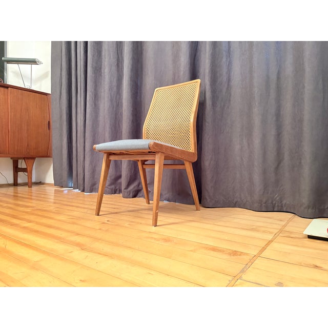 Habeo chair from the 1960s. In good original condition. Excellent craftsmanship of ash wood and Viennese rattan weaving....