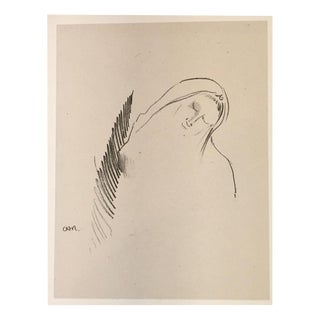 Odilon Redon, Le Sommeil, Lithograph, 1898 For Sale