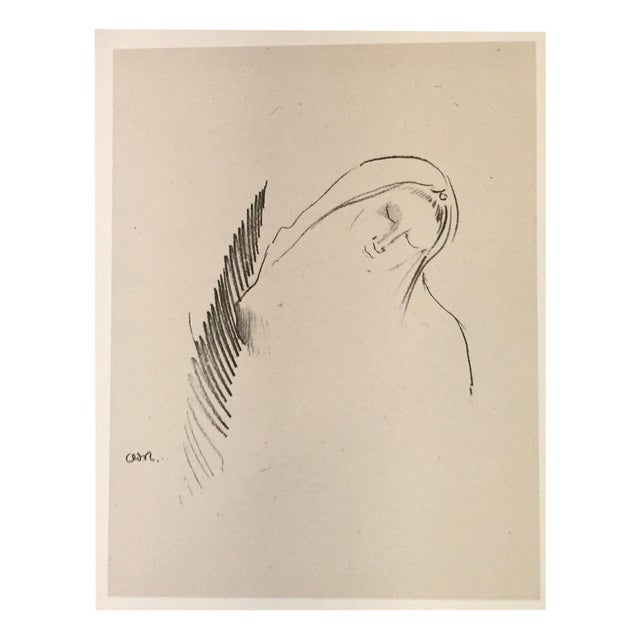 Odilon Redon, Le Sommeil, Lithograph, 1898 For Sale