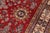 1990s Shabby Chic Tribal Super Kazak Red/Beige Wool Rug - 5'7'' X 8'9'' For Sale - Image 5 of 10